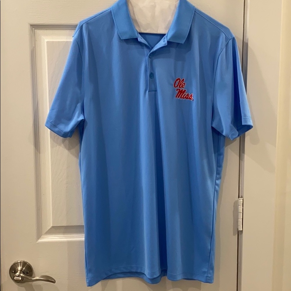 Ole Miss Alumni Nike Powder Blue Polo